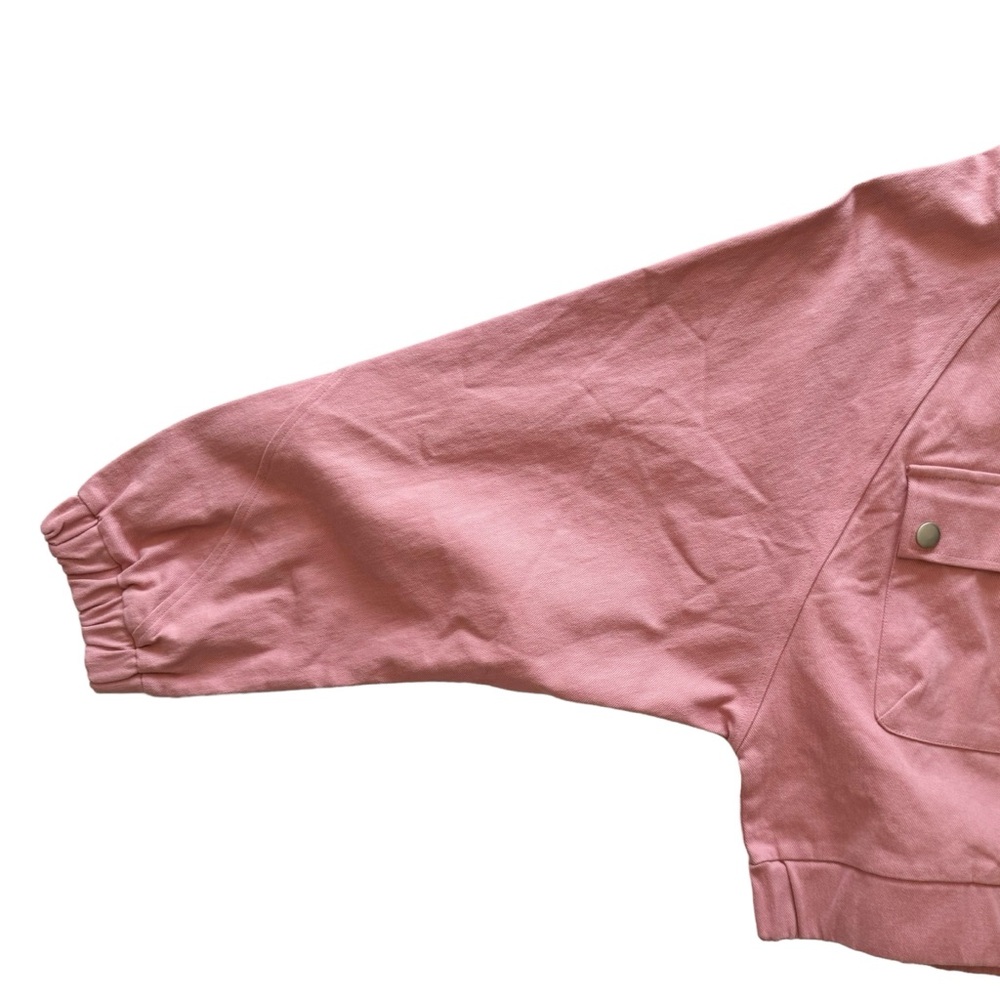 Lulu’s Chilling With You Rose Pink Bomber Jacket | LARGE NWT - Picture 8 of 11